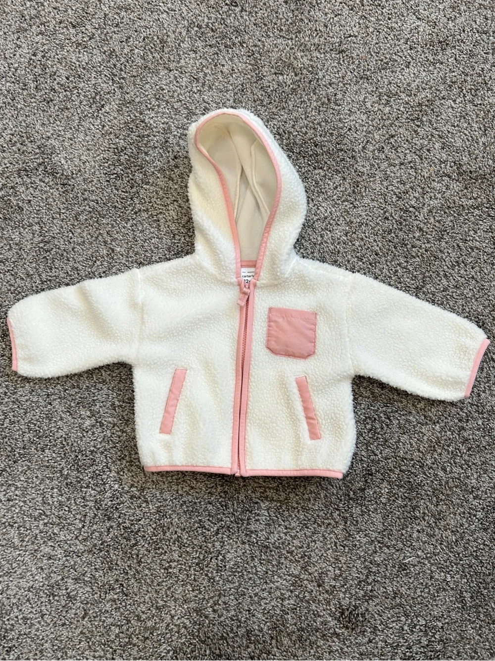 Carter’s baby girl Sherpa jacket